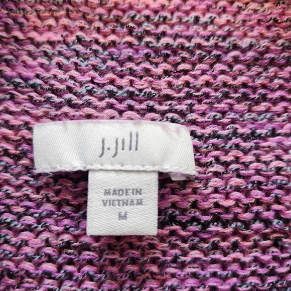 J. Jill Medium Magenta Turtleneck/Cowl Neck Sweater - Picture 5 of 6